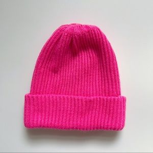 Zara Pink Knit Beanie